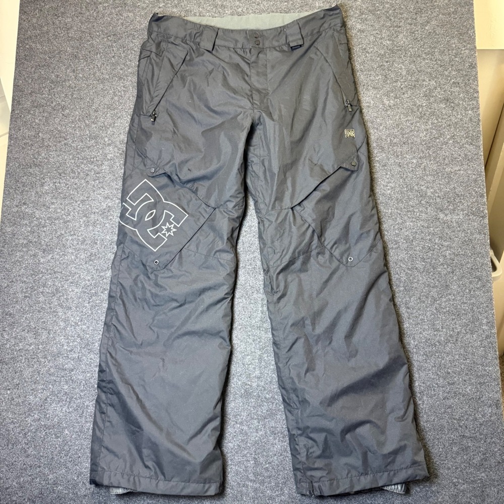 DC Shoes Snow Pants Mens XL Black Gorpcore 8000 Series Waterproof Cargo